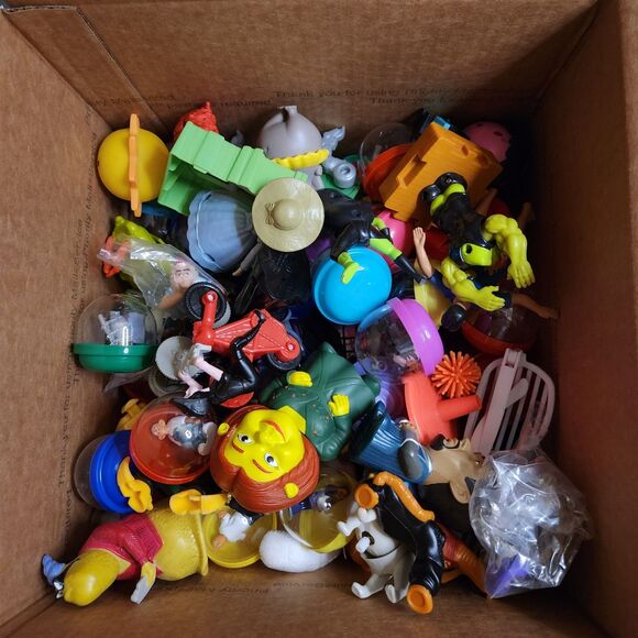 Box of Small Toys – Mixed Lot – McDonald’s & Knick-Knacks – 5 lbs - Picture 1 of 10